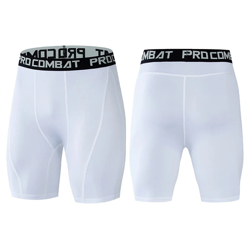 Men Bodybuilding Shorts Fitness Workout Inseam Gym
