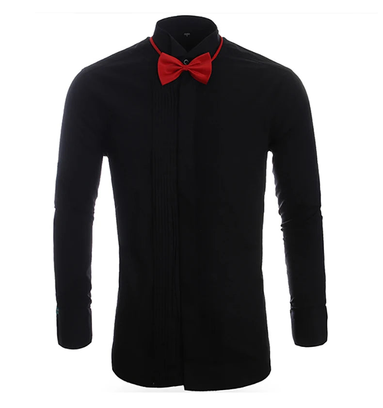 Fashion Groom Tuxedos Shirts Best for Man White Black Red for Wedding.