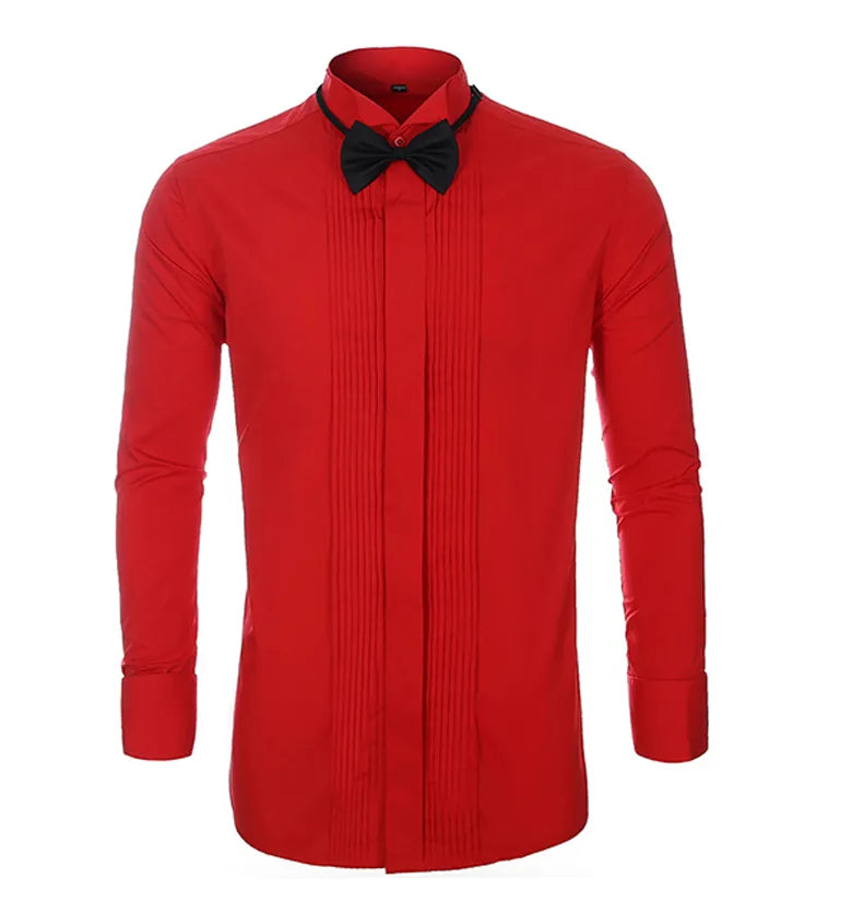 Fashion Groom Tuxedos Shirts Best for Man White Black Red for Wedding.