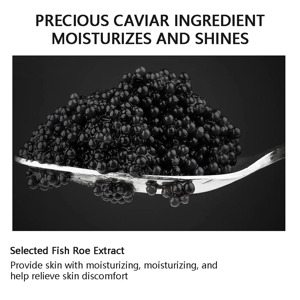 Facial Skin Care Set with Box Caviar Essence Face Serum 15pc