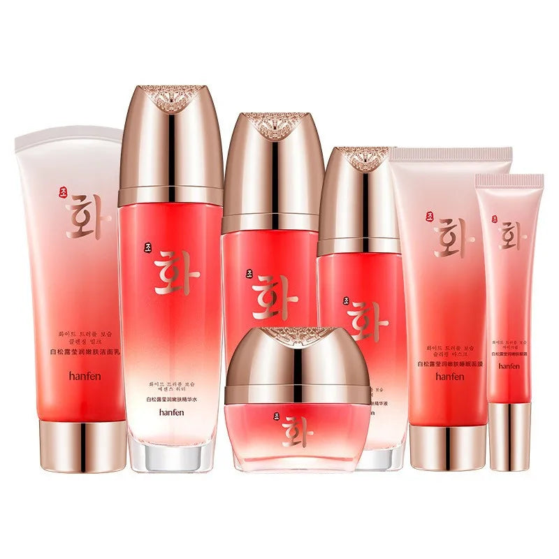 White Truffle Face Skin Care Sets Cream, Firming Lotion, Toner Anti-wrinkle Serum