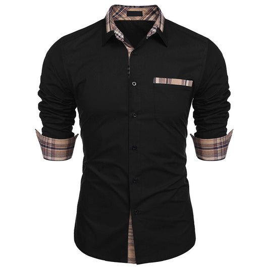 Men's Long-sleeved Autumn And Winter Clothing Shirt