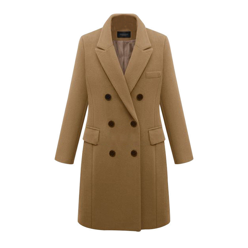 Woolen Automn and Winter women's coat