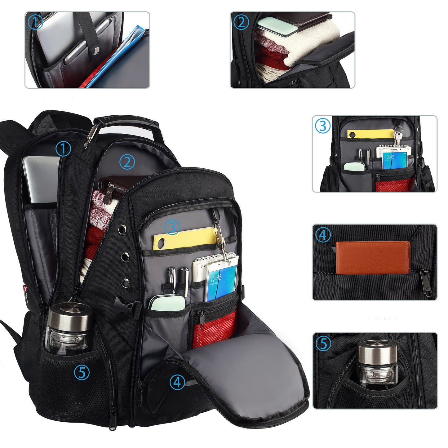 Sabre business backpack multifunctional