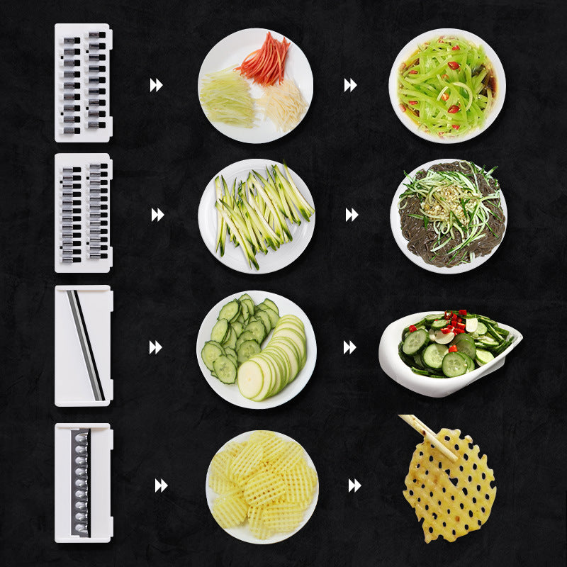 Vegetable Cutter Kitchen Accessories Fruit, Potato Peeler, Carrot, Cheese Grater and Vegetable