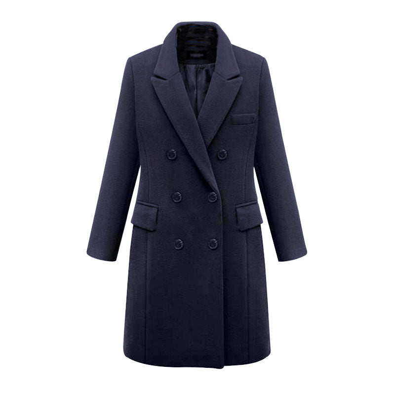 Woolen Automn and Winter women's coat