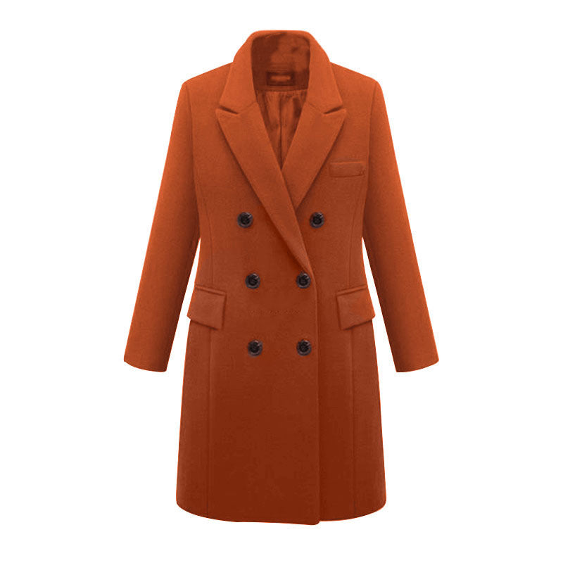 Woolen Automn and Winter women's coat