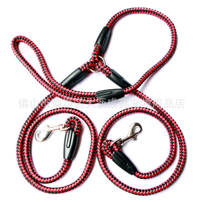 Double-Ended Traction Rope for Walking the Dog Hand-Double-Ended