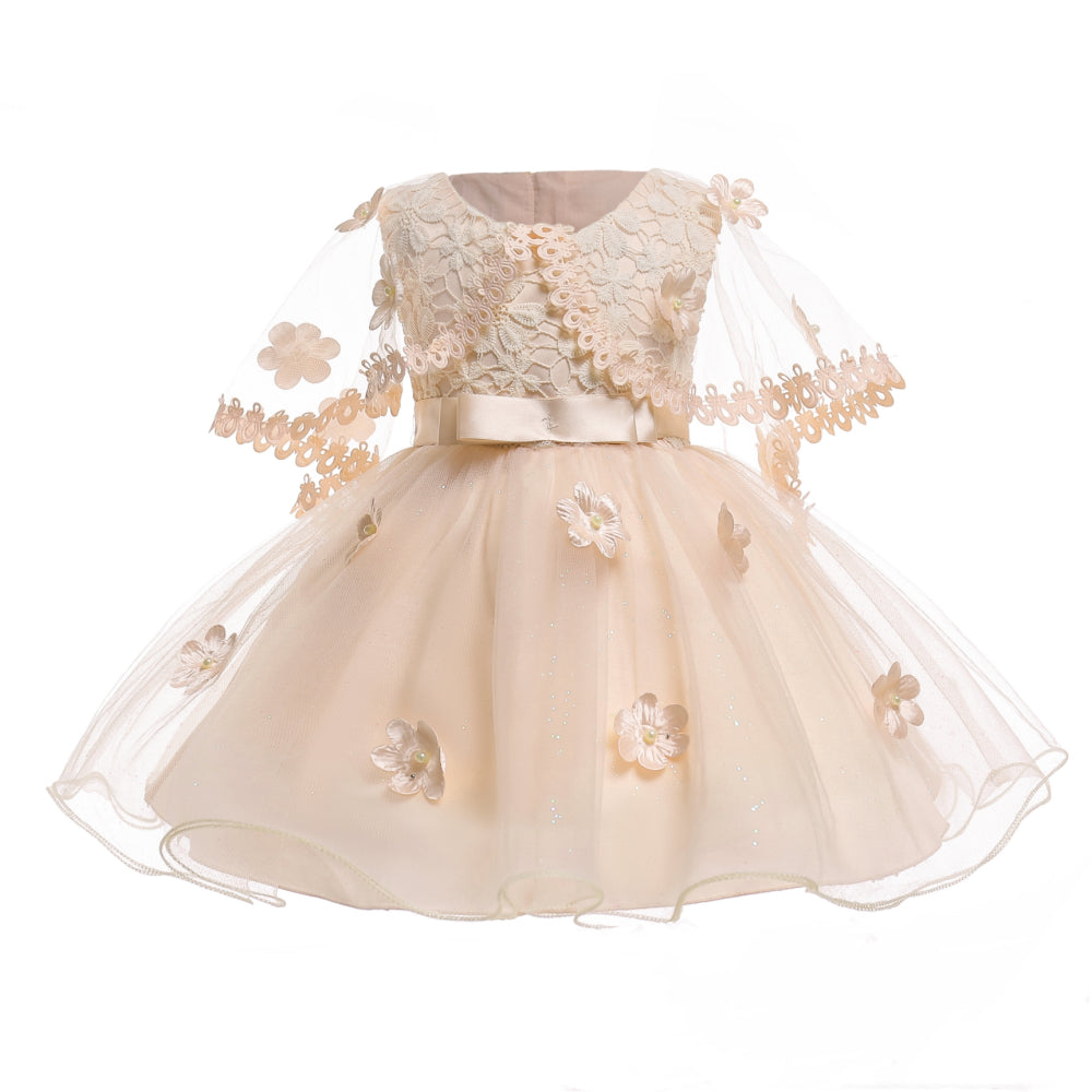 Girls Elegant Wedding Princess Dress Kids Party Formal Dress