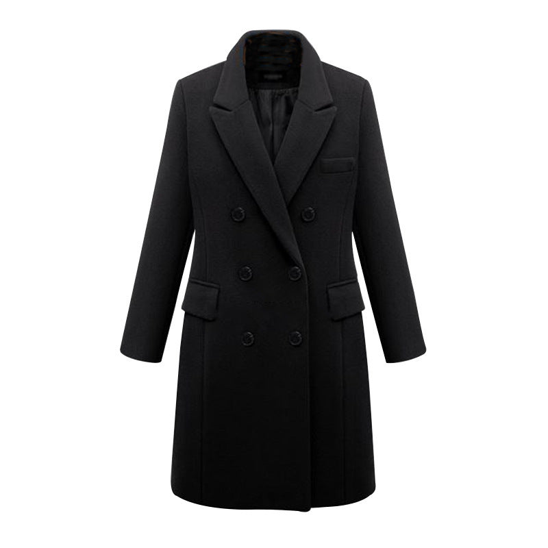 Woolen Automn and Winter women's coat