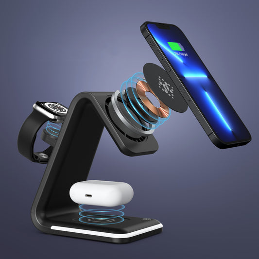 Magnetic Three-in-one Wireless Charger