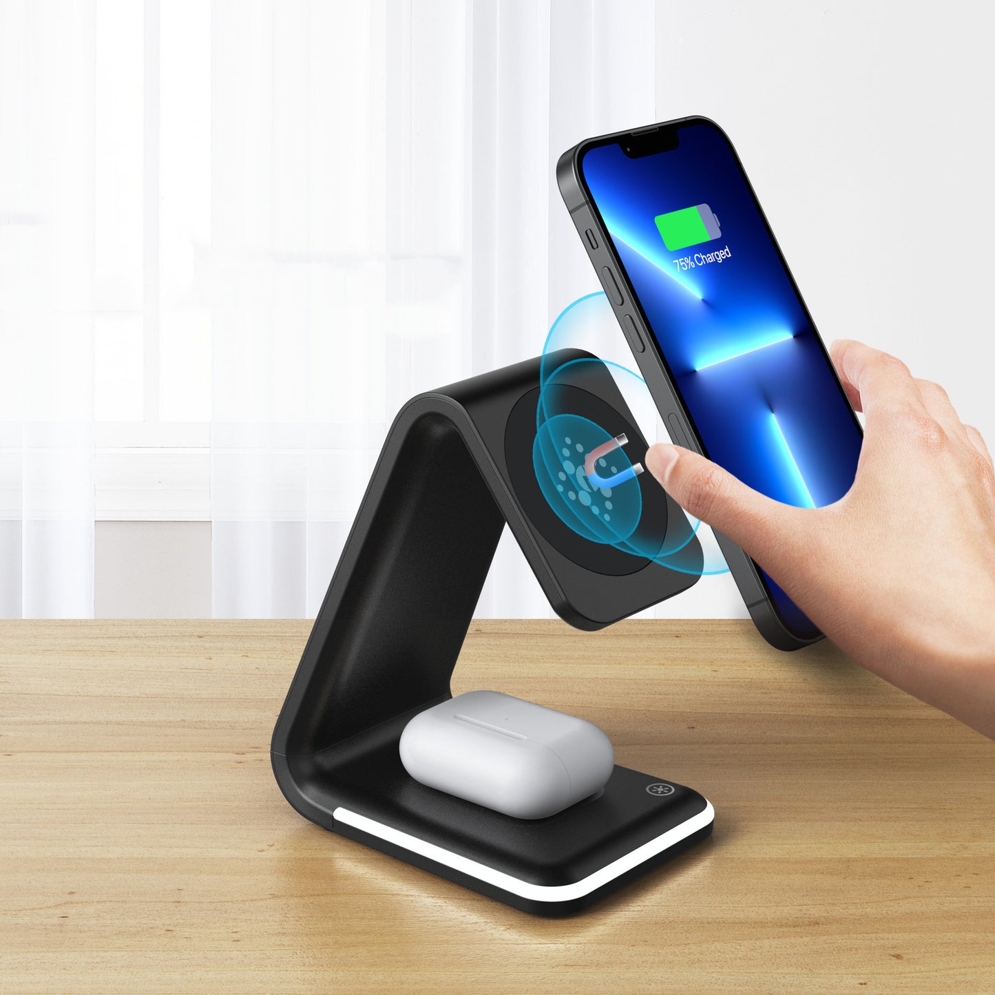 Magnetic Three-in-one Wireless Charger