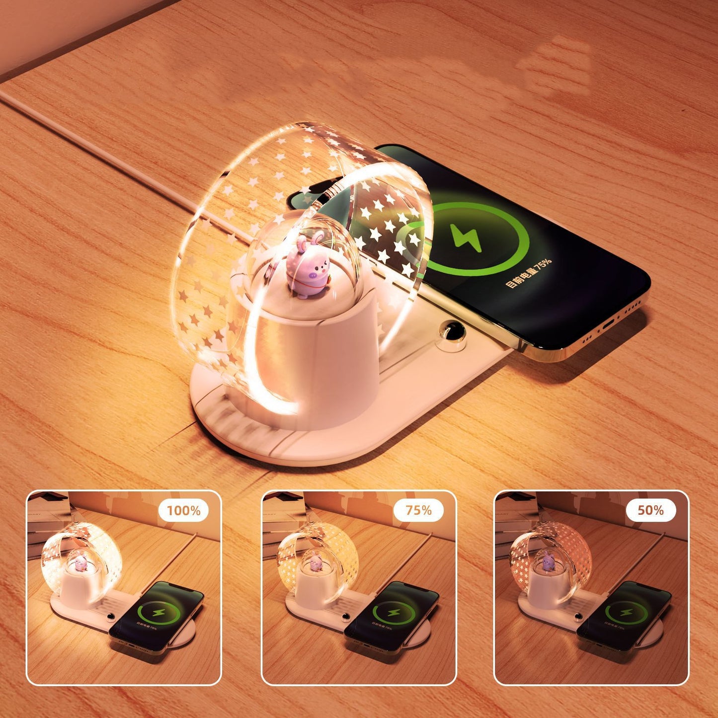 Three Speed Adjustment Creative Wireless Night Light