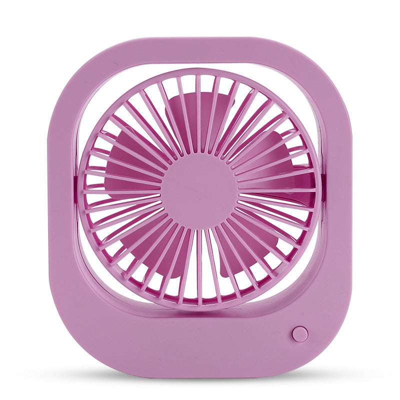 USB Desk Fan Portable Desktop Table Fan With 2 Speed 180 Rotation Adjustable Strong Wind