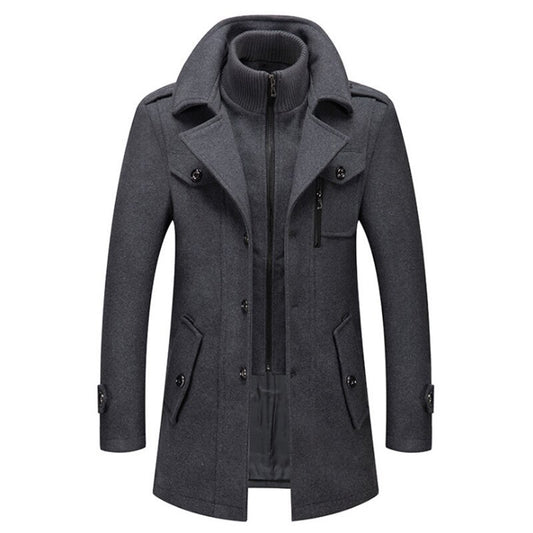 Cold-resistant Plus Cotton Coat, Jacket Woolen for Men