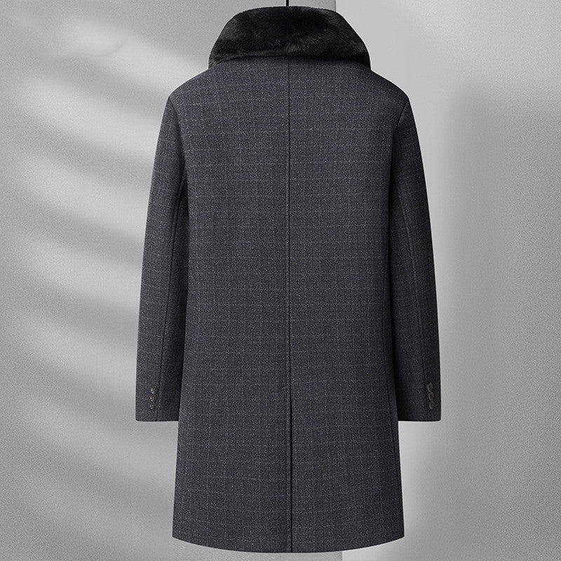 Men's autumn and winter Wool Overcoat