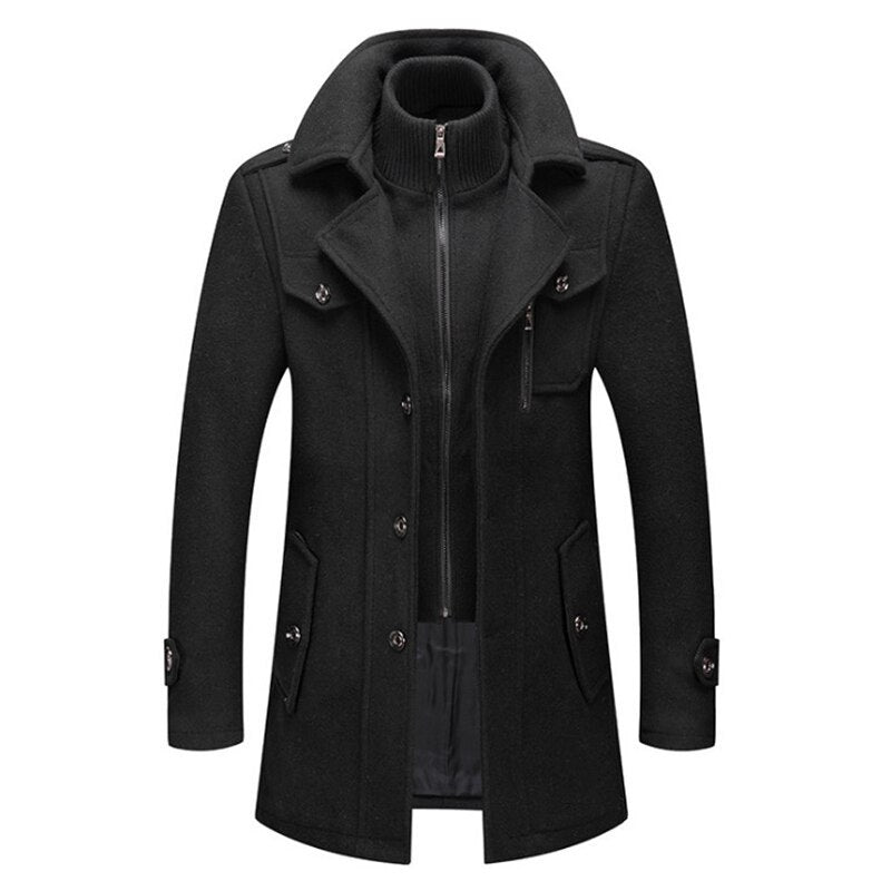 Cold-resistant Plus Cotton Coat, Jacket Woolen for Men