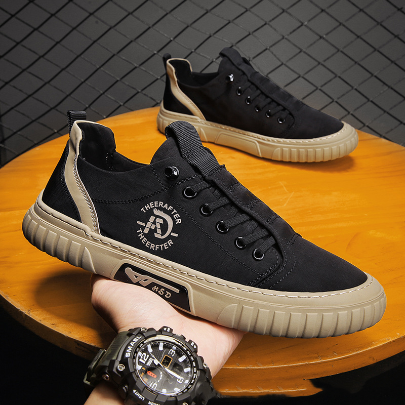 Men Sneakers Casual Walking Slip On Flats Shoes