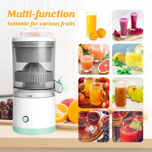 Electric Fruit Juicer Squeezer - Portable Wireless Machine For Orange Lemon USA