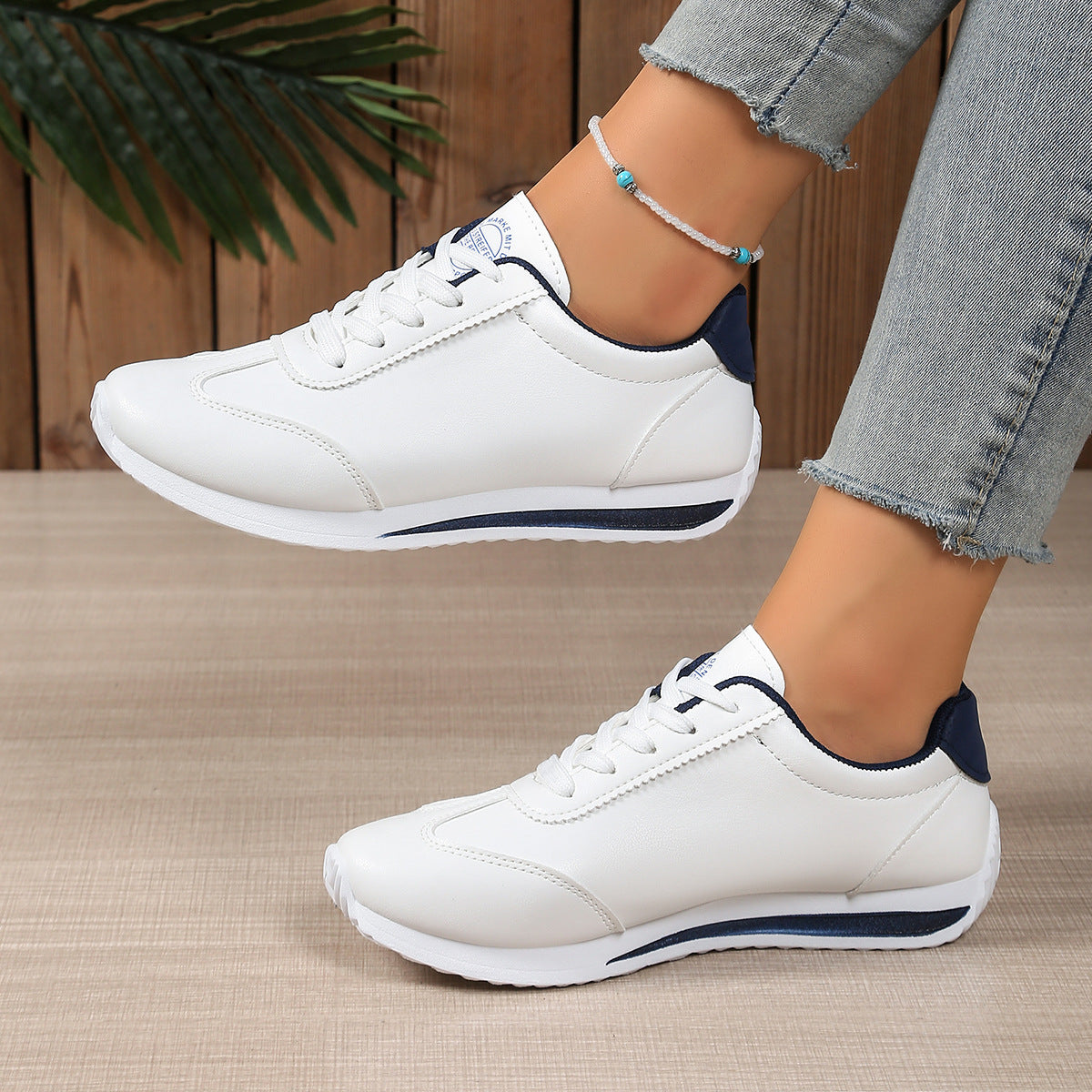 Autumn Casual Sports Trendy White Shoes For Women