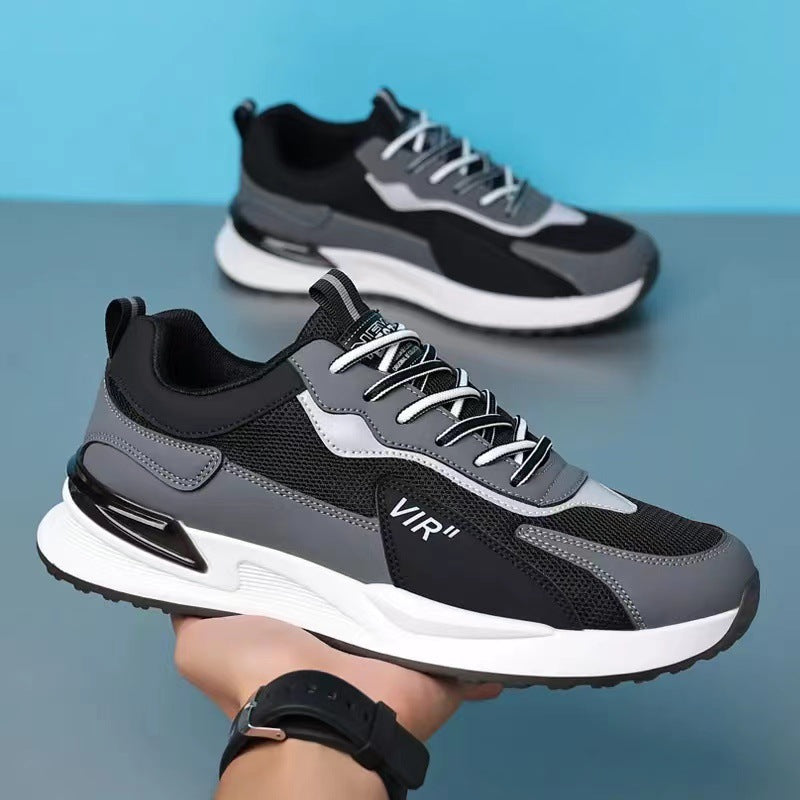 Men's Color Block Mesh Shoes Fashion