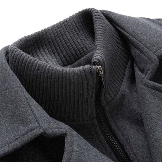 Cold-resistant Plus Cotton Coat, Jacket Woolen for Men