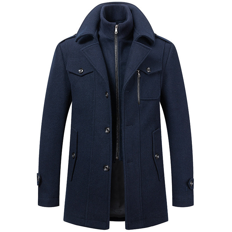 Cold-resistant Plus Cotton Coat, Jacket Woolen for Men