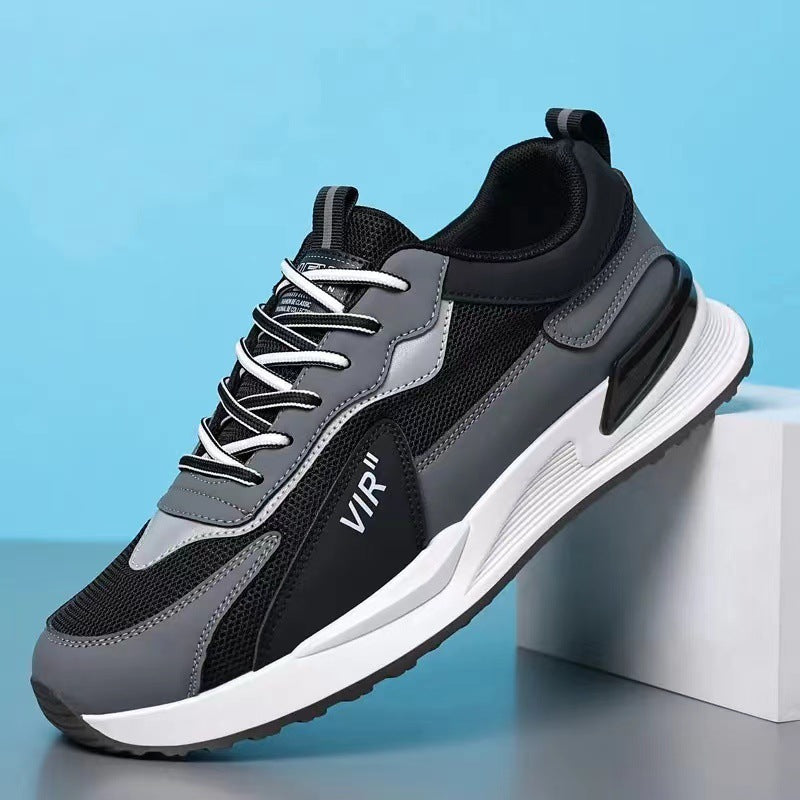 Men's Color Block Mesh Shoes Fashion