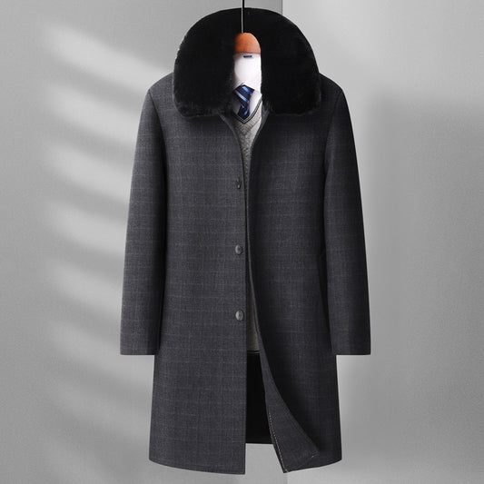 Men's autumn and winter Wool Overcoat