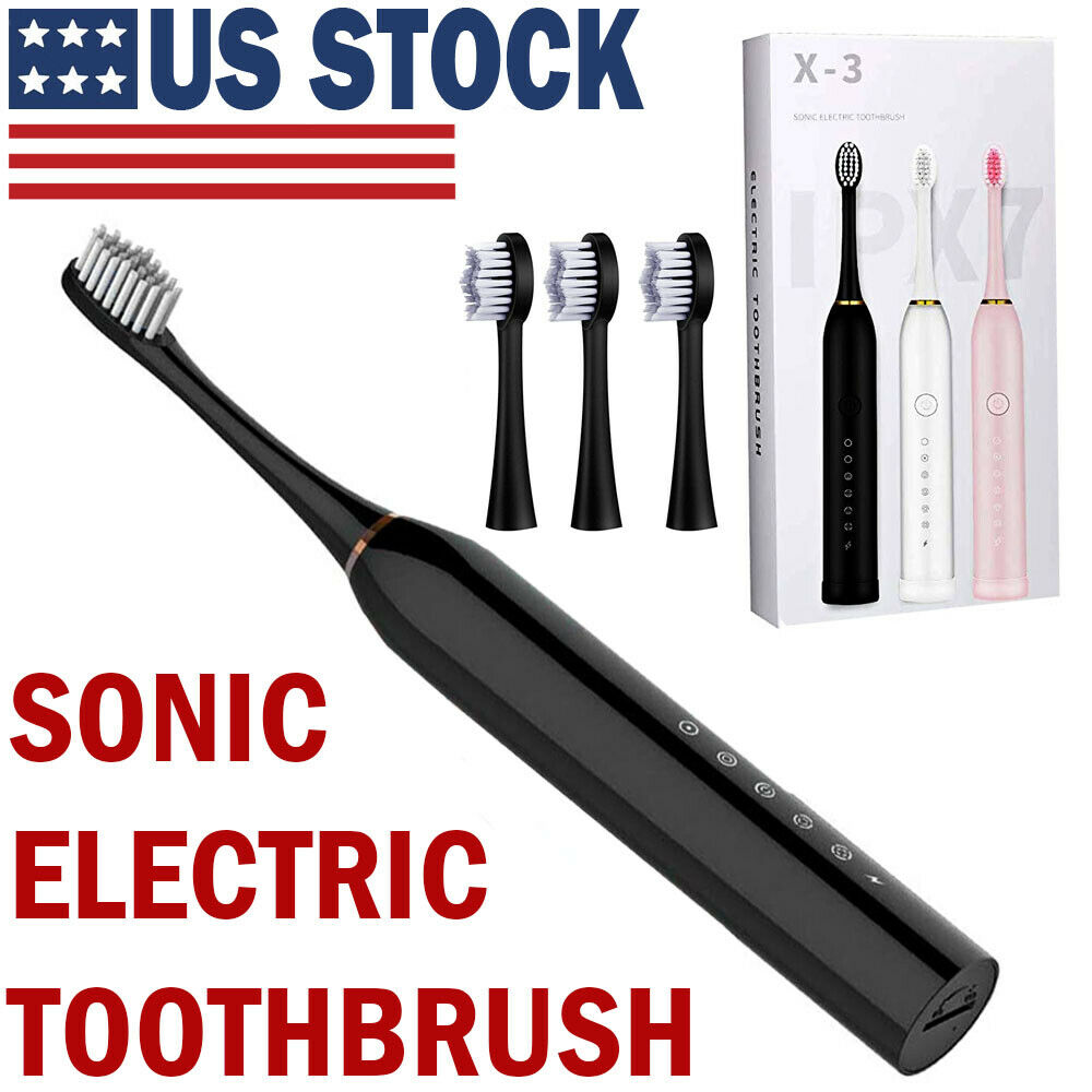 Rechargeable Electric Toothbrush Heads Brush  Toothbrushes For Adults And Kids