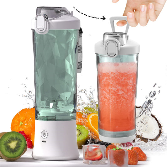 Portable Blender Juicer Personal Size for Shakes and Smoothies With 6 Blade Mini