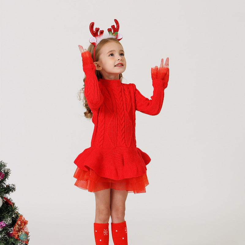 Classy Warm Toddler Girl Dress