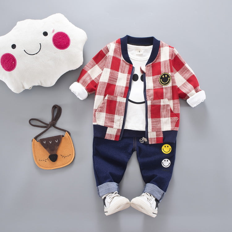 Autumn Children's Three-Piece Suit