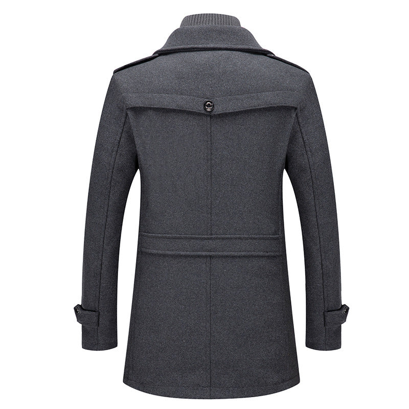 Cold-resistant Plus Cotton Coat, Jacket Woolen for Men