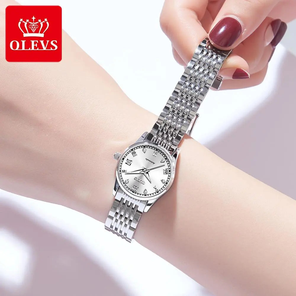 OLEVS Women Luxury Automatic Mechanical Watch Waterproof