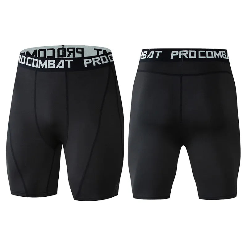 Men Bodybuilding Shorts Fitness Workout Inseam Gym