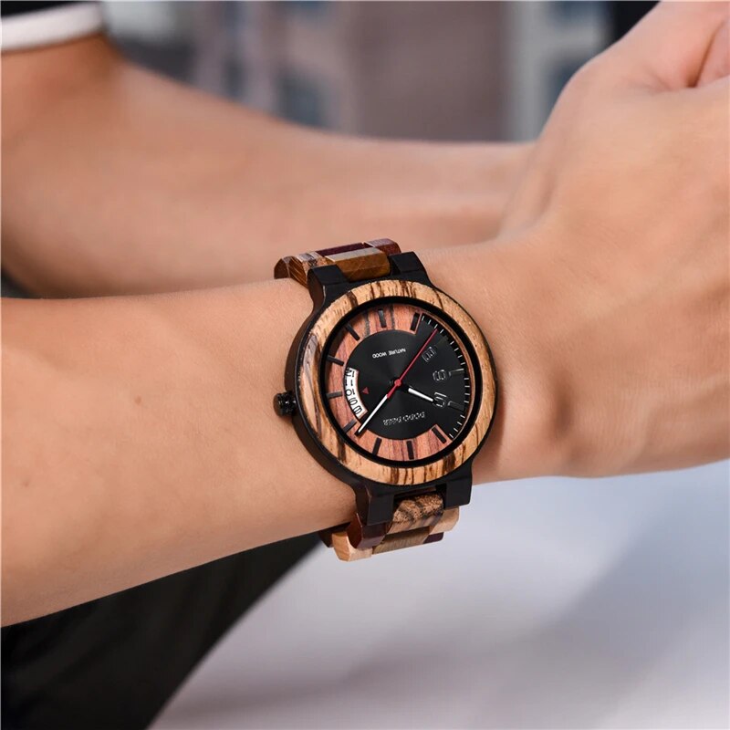 DODO DEER Wooden Watch Men Luxury Brand Design