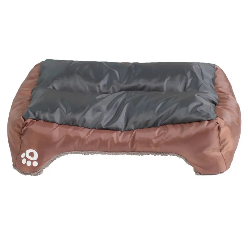 S-3XL 9 Colors Paw Pet Sofa Dog Beds Waterproof Bottom Soft Fleece Warm