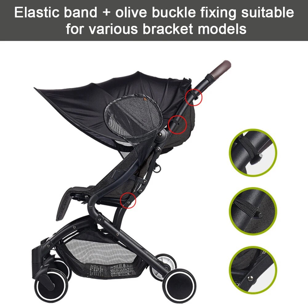 Stroller UV-resistant Awning Universal Detachable Baby Sunshade