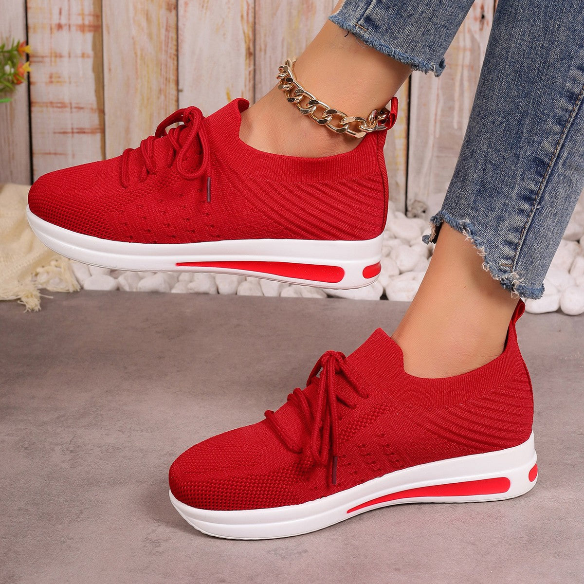 Women's Fashion Casual Fly-knit Sneakers