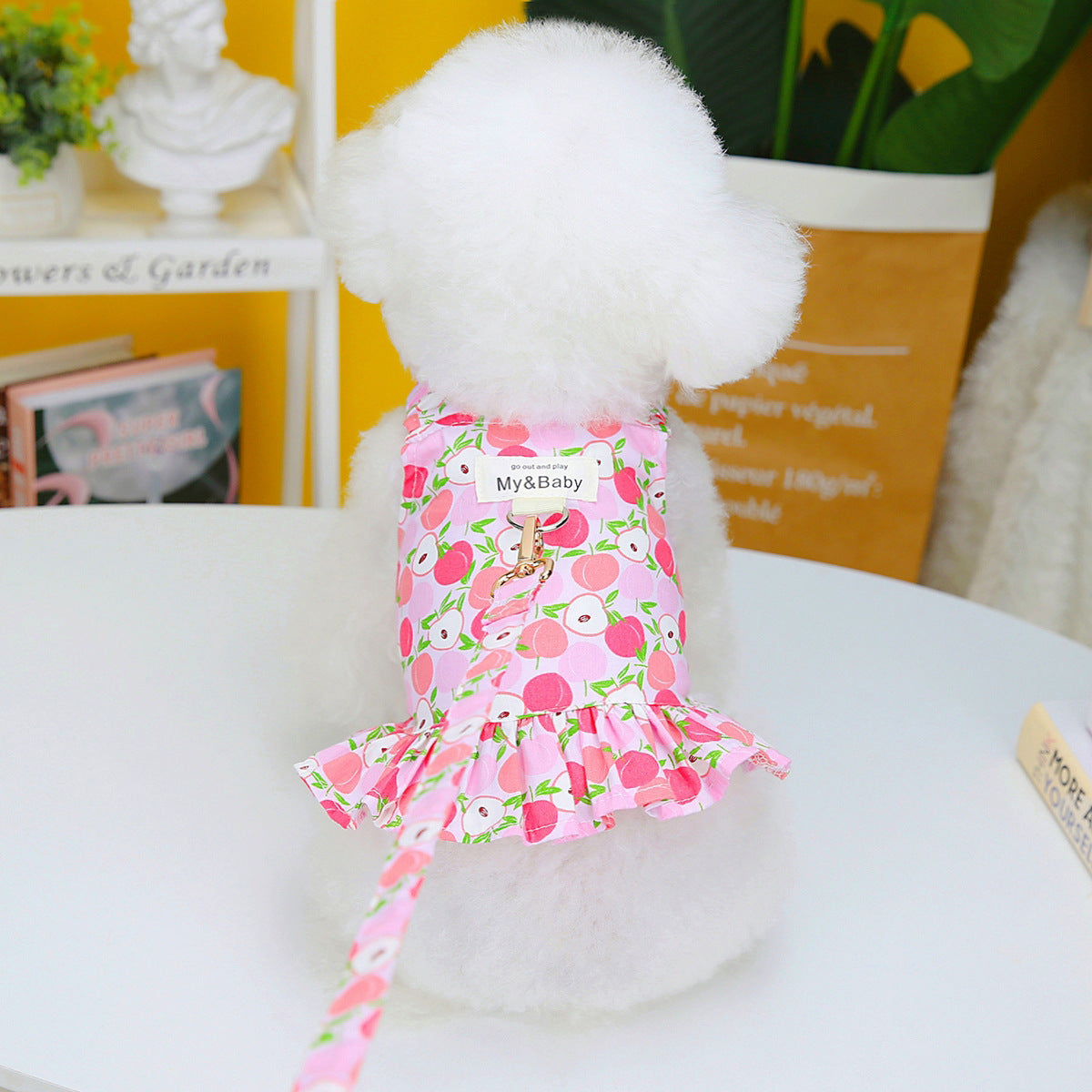 Pet Clothes Dog Fruit Skirt With Rope