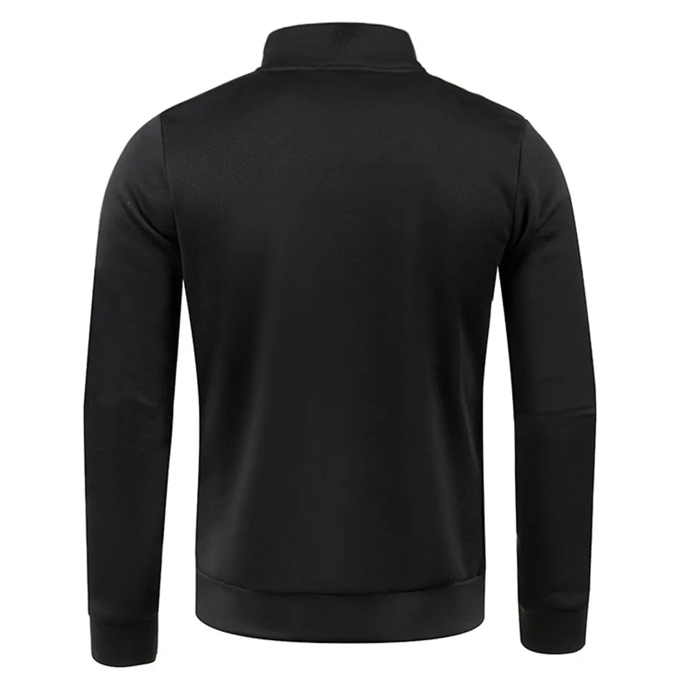 Men Sweatshirts Spring Thicker Pullover Half Zipper Pullover for Male