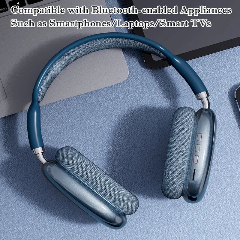 P9 Wireless Bluetooth Headphones With Mic Noise Cancelling Headsets Stereo Sound