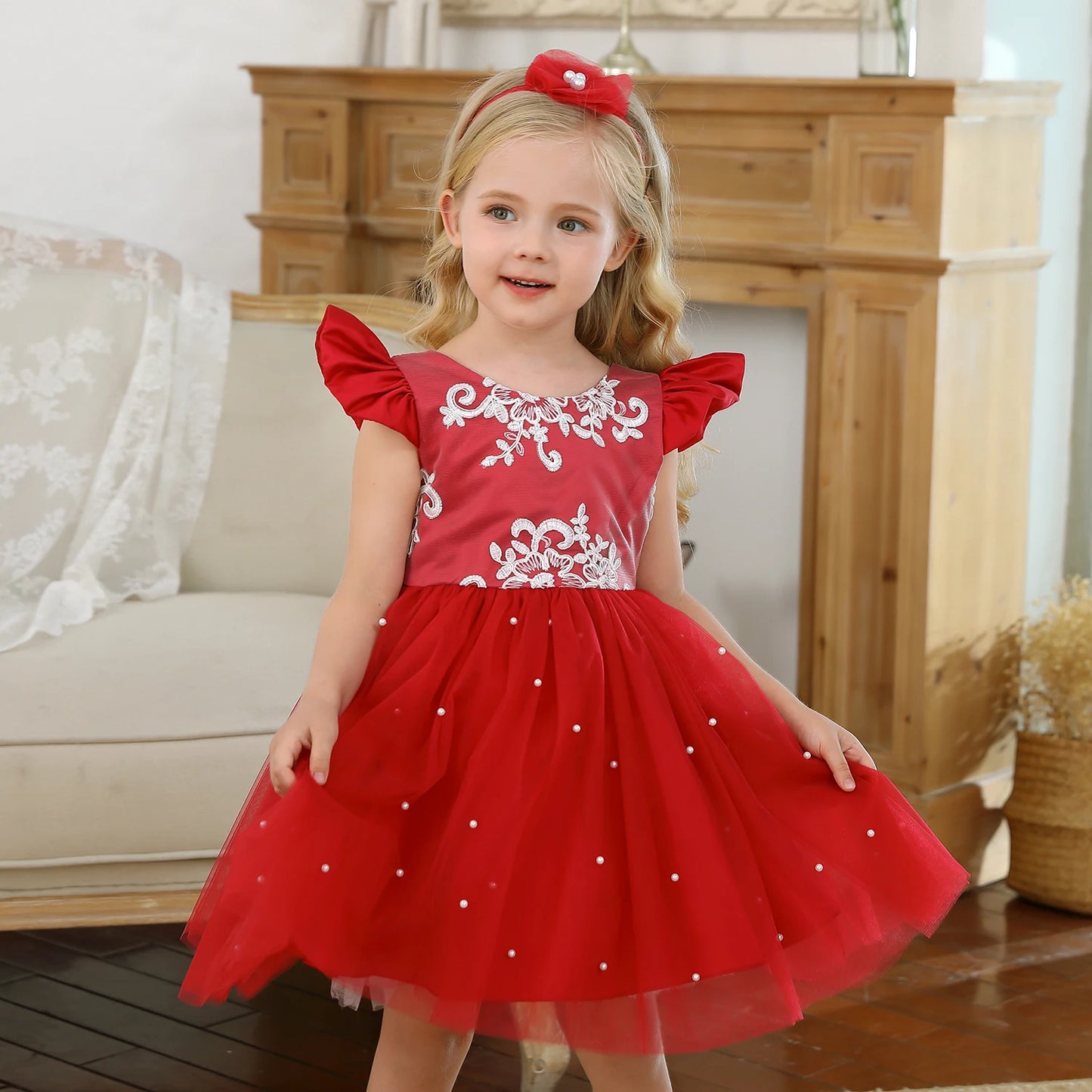 Baby Girls Princess Party Dresses Flower