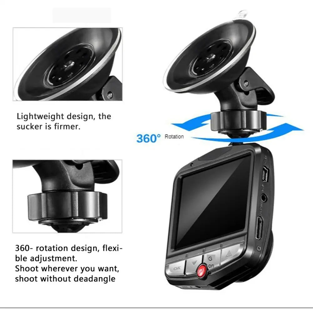 Car Camera HD 1080P Dashcam DVR Recorder Dash Cam