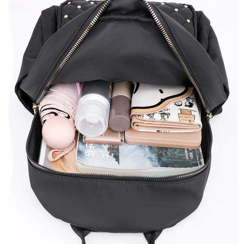 Fashion Bag pack Women High Quality Nylon Backpacks