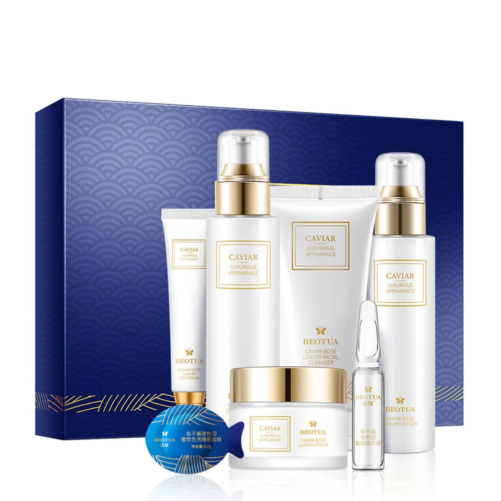 15PCS Caviar Skin Care Set Face Serum