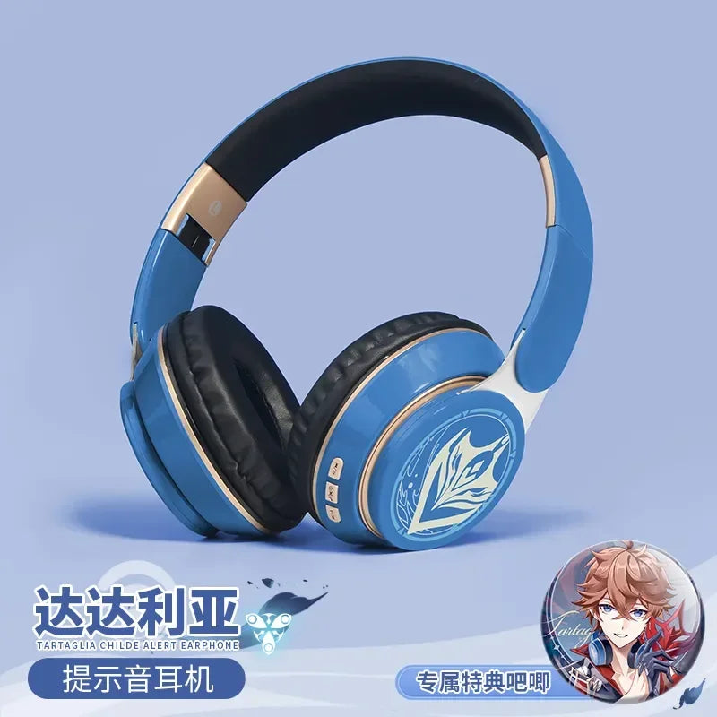 Genshin Impact Xiao Wanderer Headphone Wireless 2 in1 Bluetooth Headset