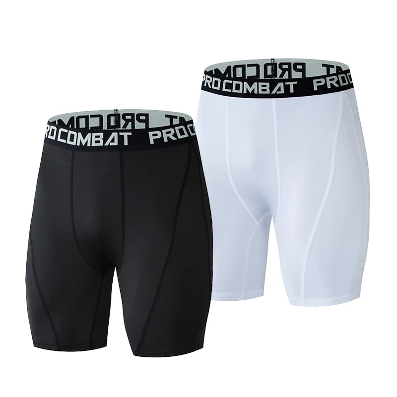 Men Bodybuilding Shorts Fitness Workout Inseam Gym