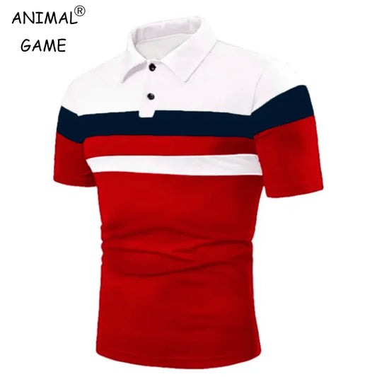 New Summer Luxury Polo Shirt Men's Brand Polo Plus Size